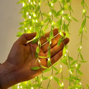 Leaf LED Curtain String Lights with Leaf Design